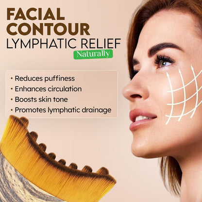 MainGlam Lymphatic Facial Contour Brush